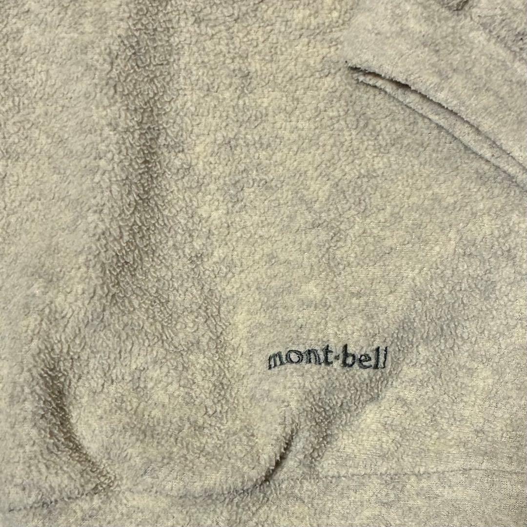 90s モンベル フリース スウェット POLARTEC 日本製 ラグラン 刺繍