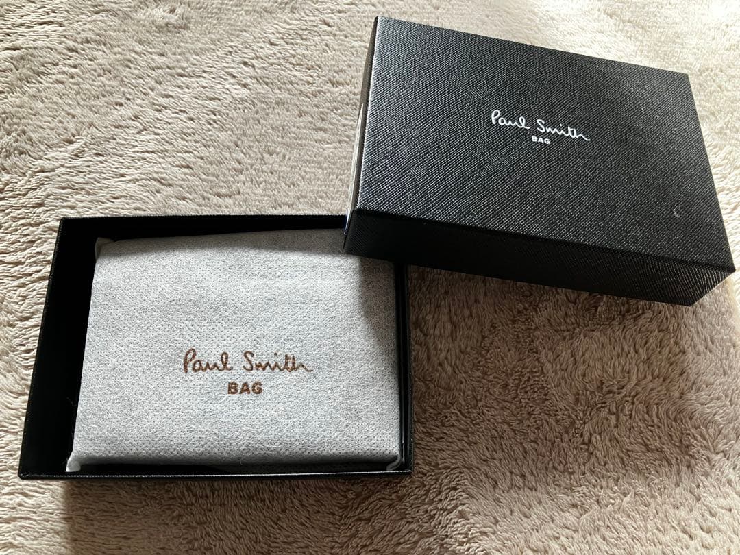 【新品未使用】Paul Smith ブラウンレザー 名刺入れ