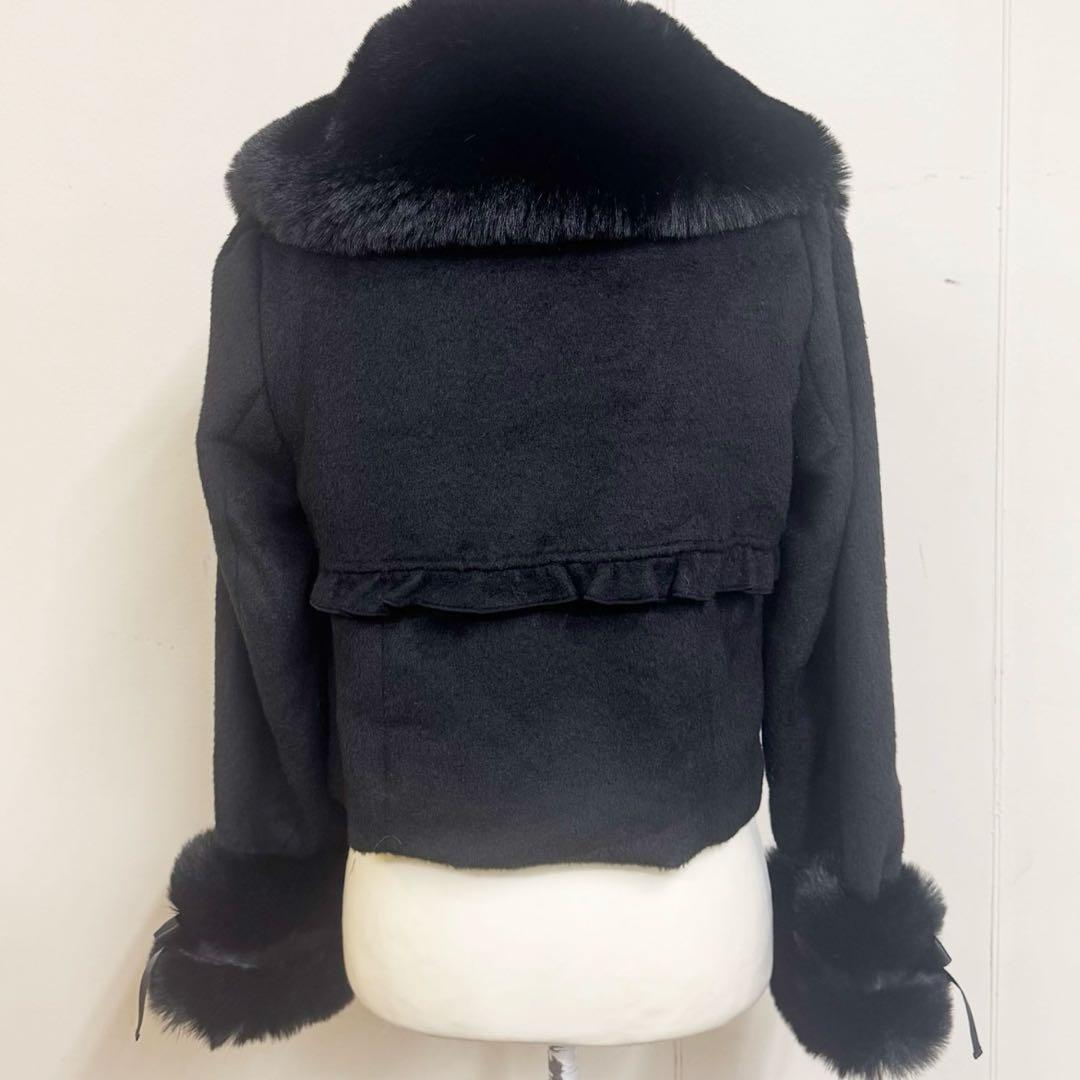 完売品【MA*RS】【さきまるちゃんコラボ】リボンベルトショートコート