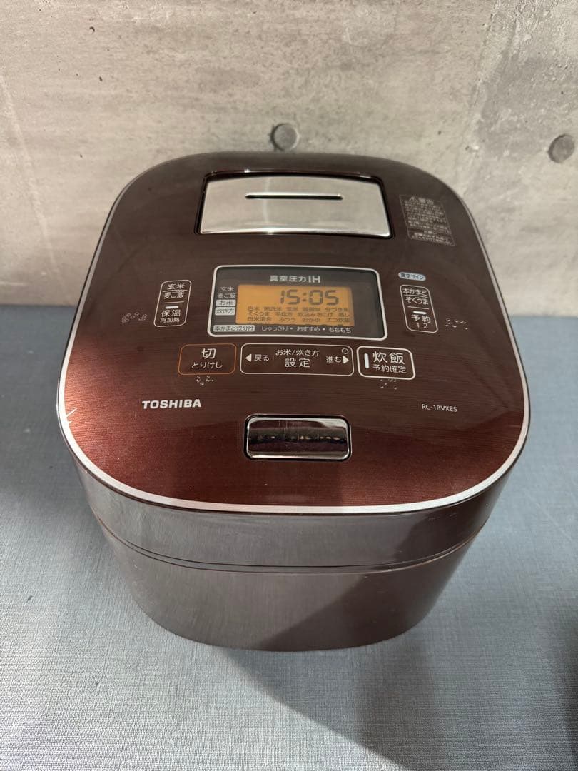 ☆TOSHIBA RC-18VXE5 1.8L 東芝真空圧力IHジャー炊飯器