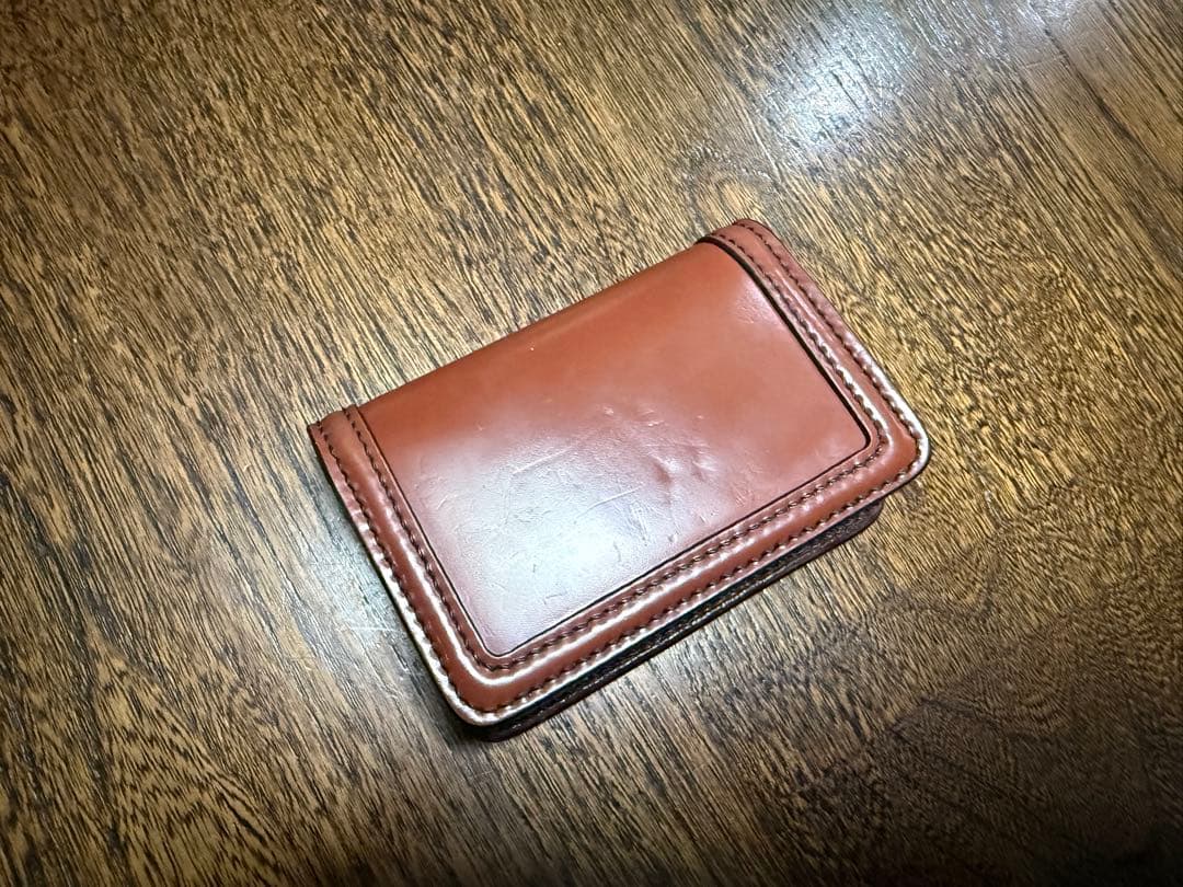 フラットヘッド　コードバン　名刺入れ