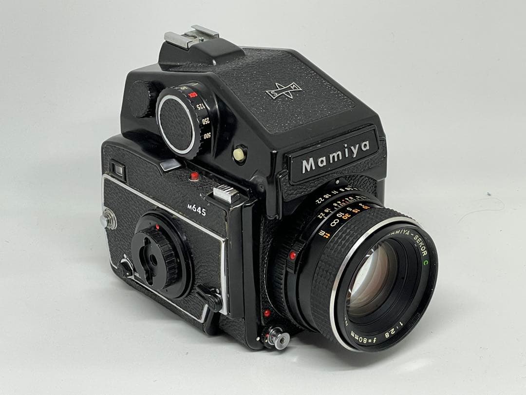 進さん専用　【ジャンク】MAMIYA M645SEKOR C 80mm巻き上げ
