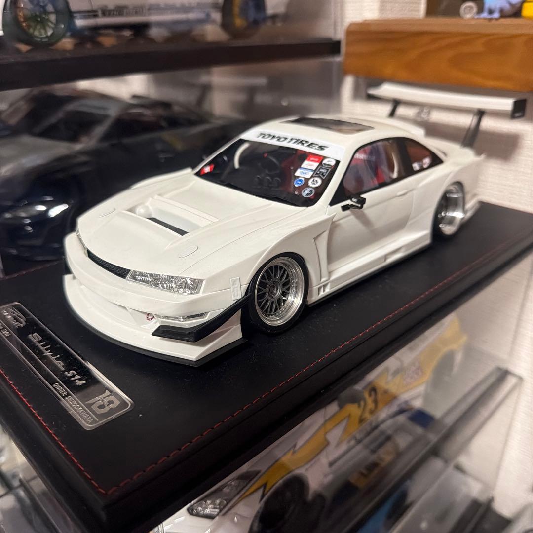 シルビア S14 1/18 　限定版　99台限定　HAKU