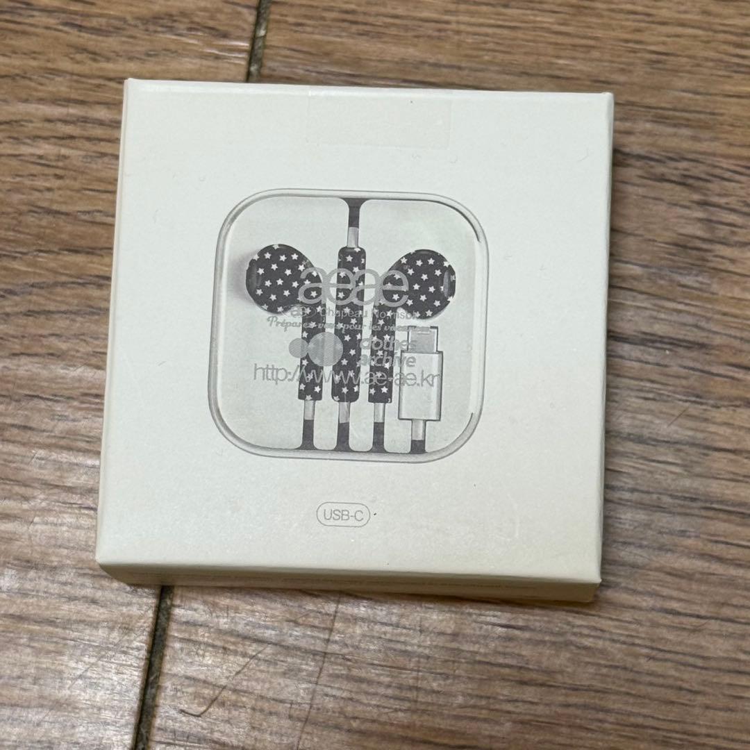aeae イヤホン　イヤフォン　有線　韓国　popup