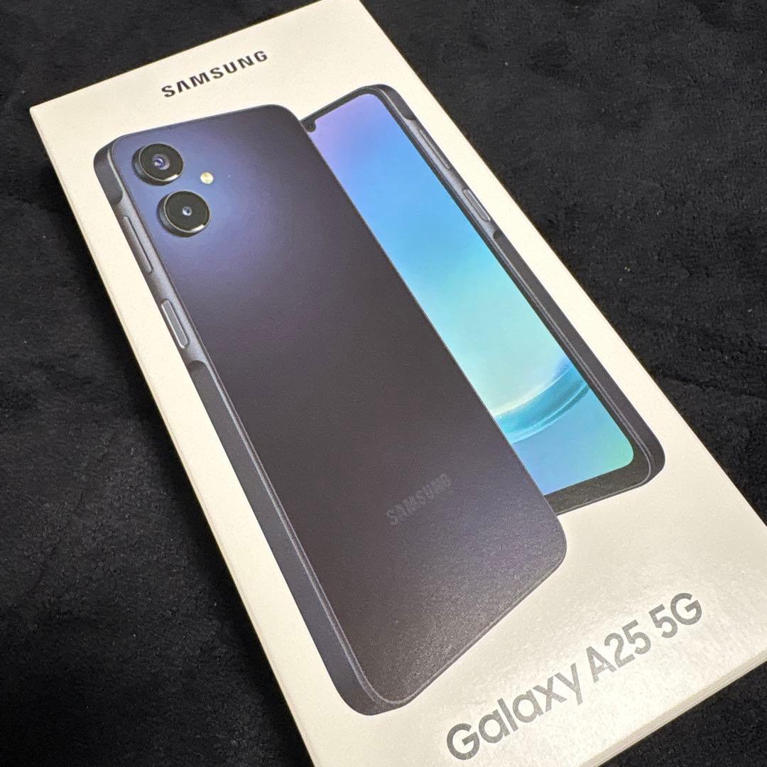 【新品未使用】 Samsung Galaxy a25 5g ブラック