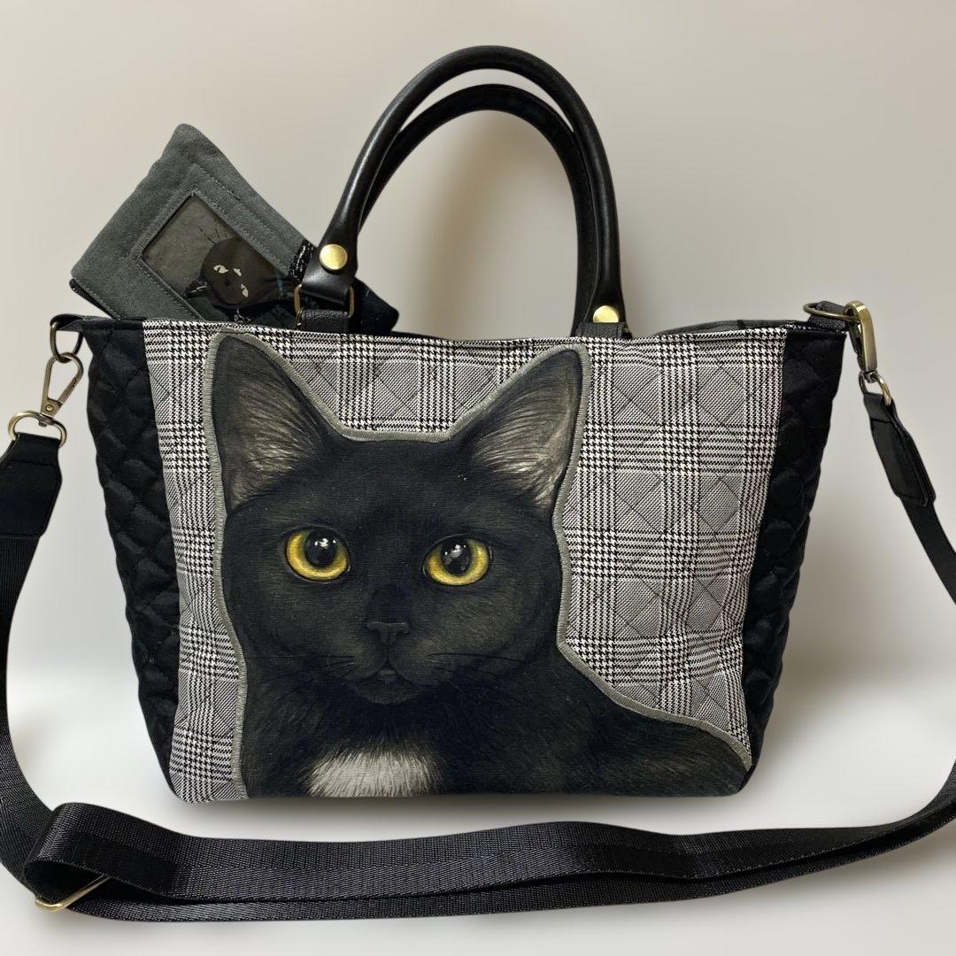 ☆*☆様 コヤンイサムチョン　ショルダートートバッグ　黒猫