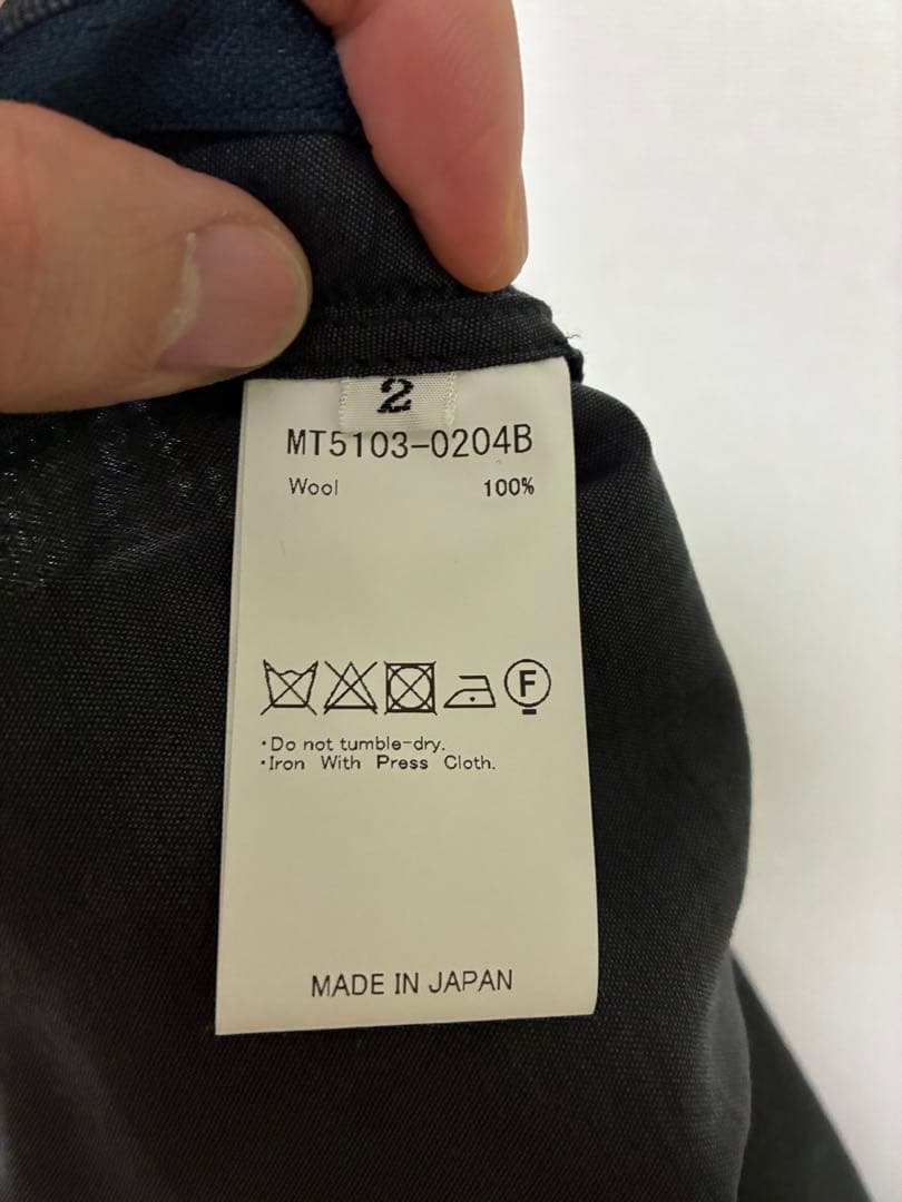 25SS MAATEE&SONS \"H\"WOOL 無双TROUSERS