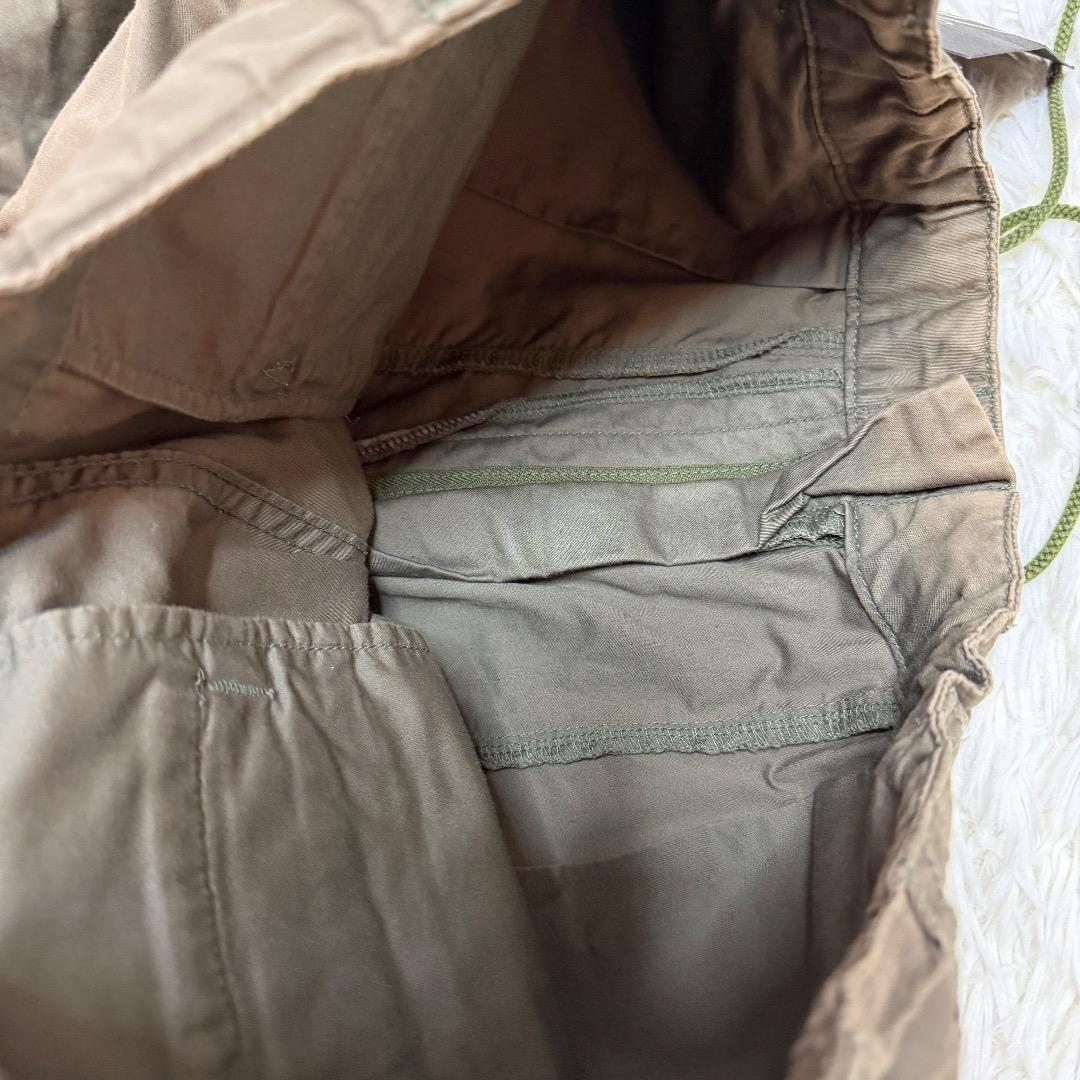 Needles ニードルス カーゴパンツ Mサイズ オリーブ ドローコード付き