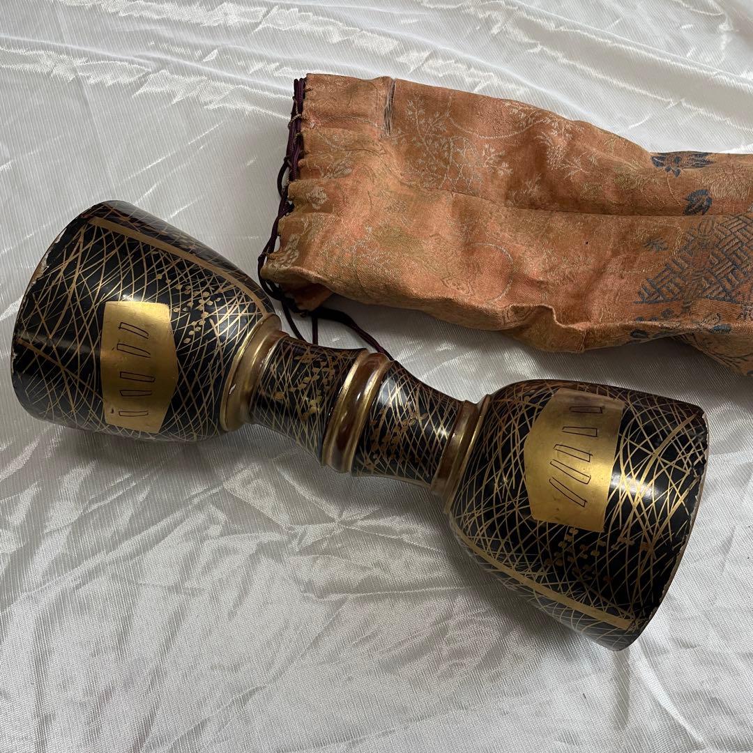 大鼓　胴　蒔絵　和楽器　希少　鼓　骨董　中古　太鼓