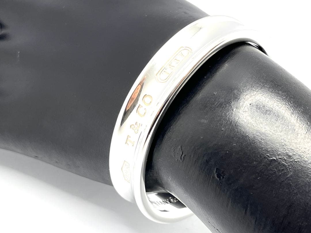 c877美品　1997 ティファニー　1837 ナロー　ワイド　バングル　925