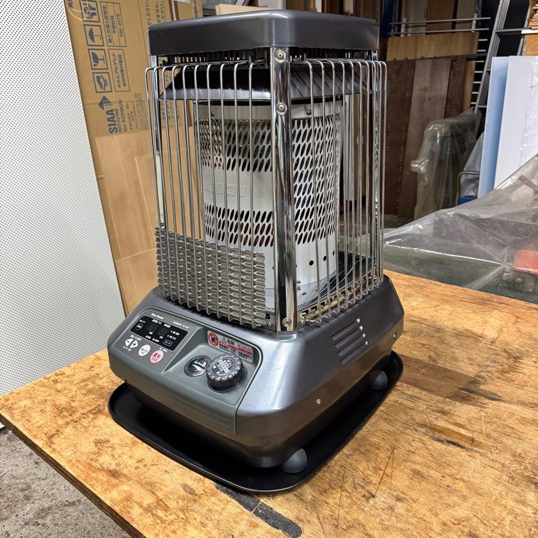 ①DAINICHI FM-196F ガスファンヒーター 円筒形 安全ガード付き