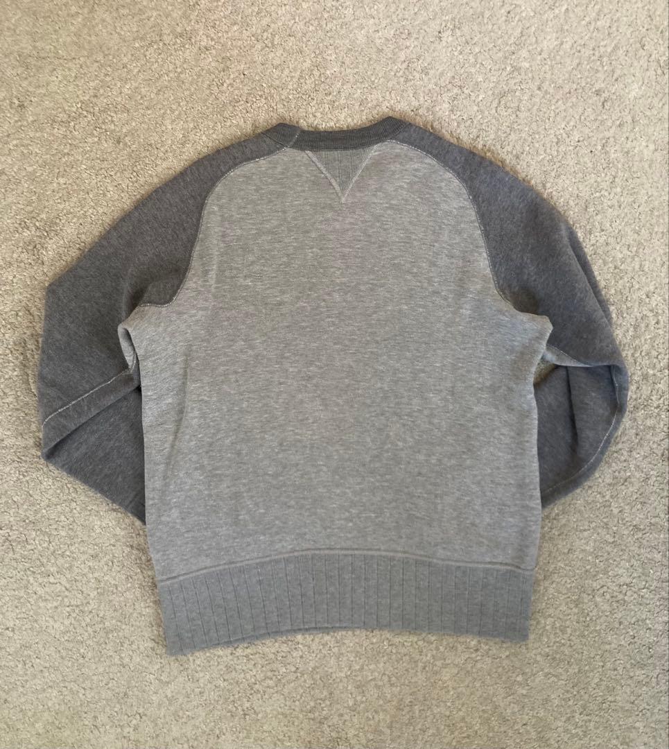 【Two Moon 】丸胴　両Vスウェット　ラグラン　40/42 (M)