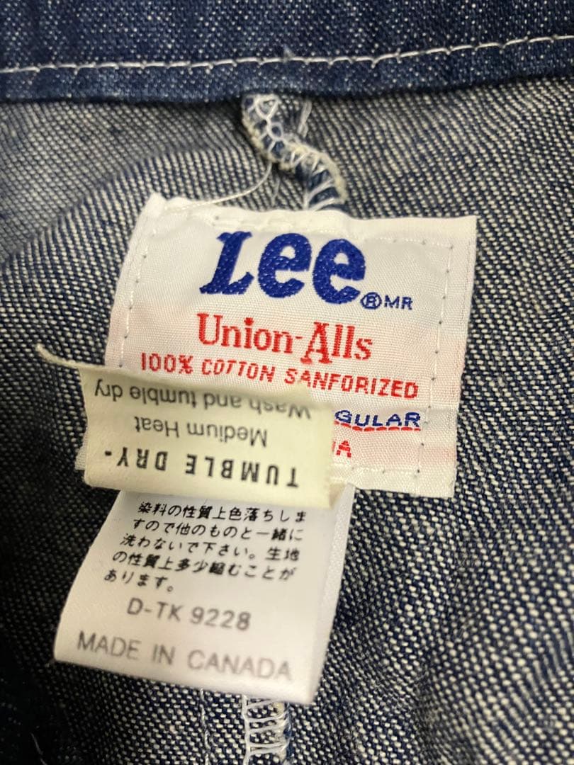 マ*ョ様 Lee Union-All オーバーオール つなぎ サイズ38