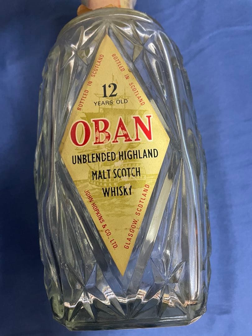 【超希少】OBAN 12 年　オーバン12年 特級 オールドボトル　空き瓶