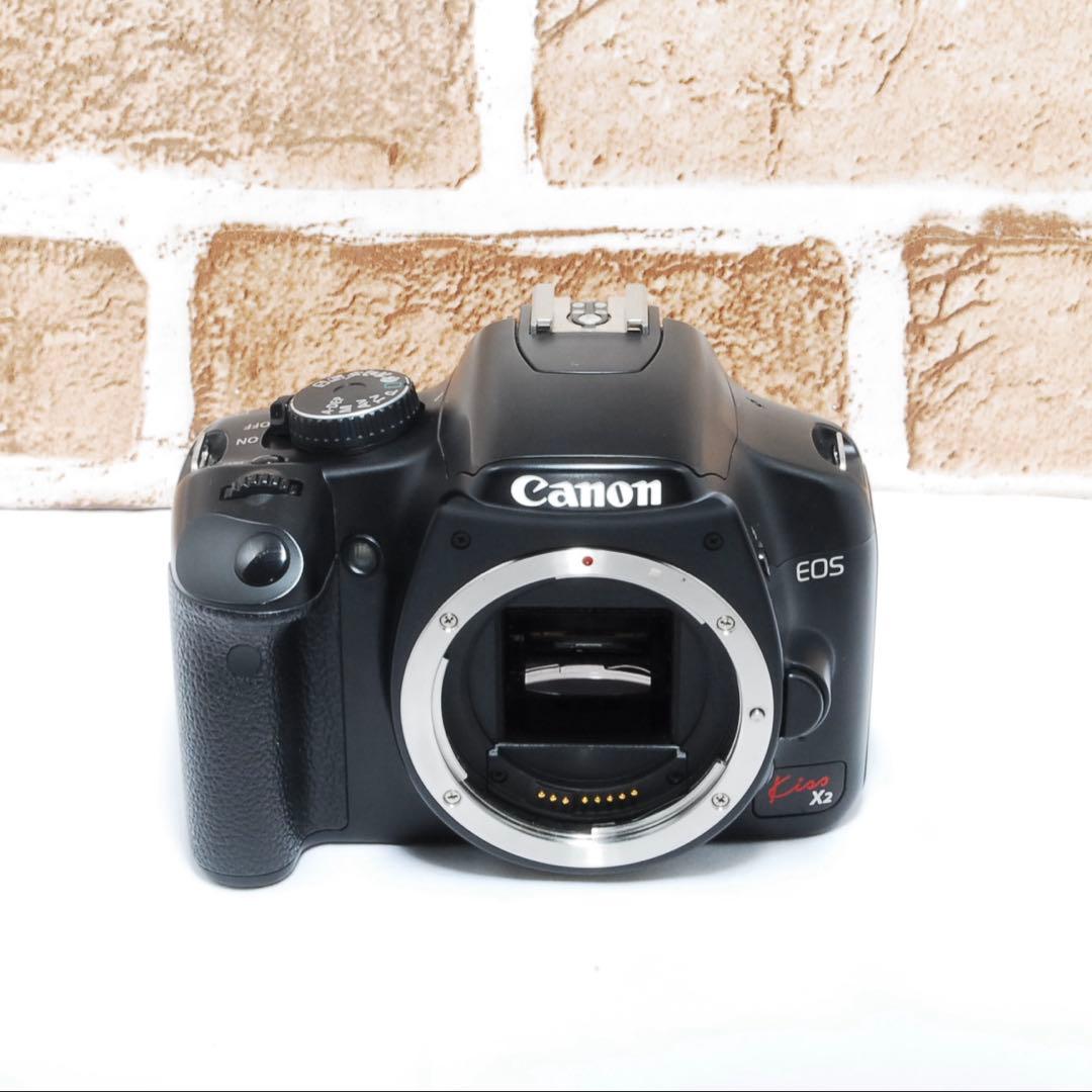 手ぶれ補正付き❤️Canon❤️EOS Kiss X2❤️標準レンズセット