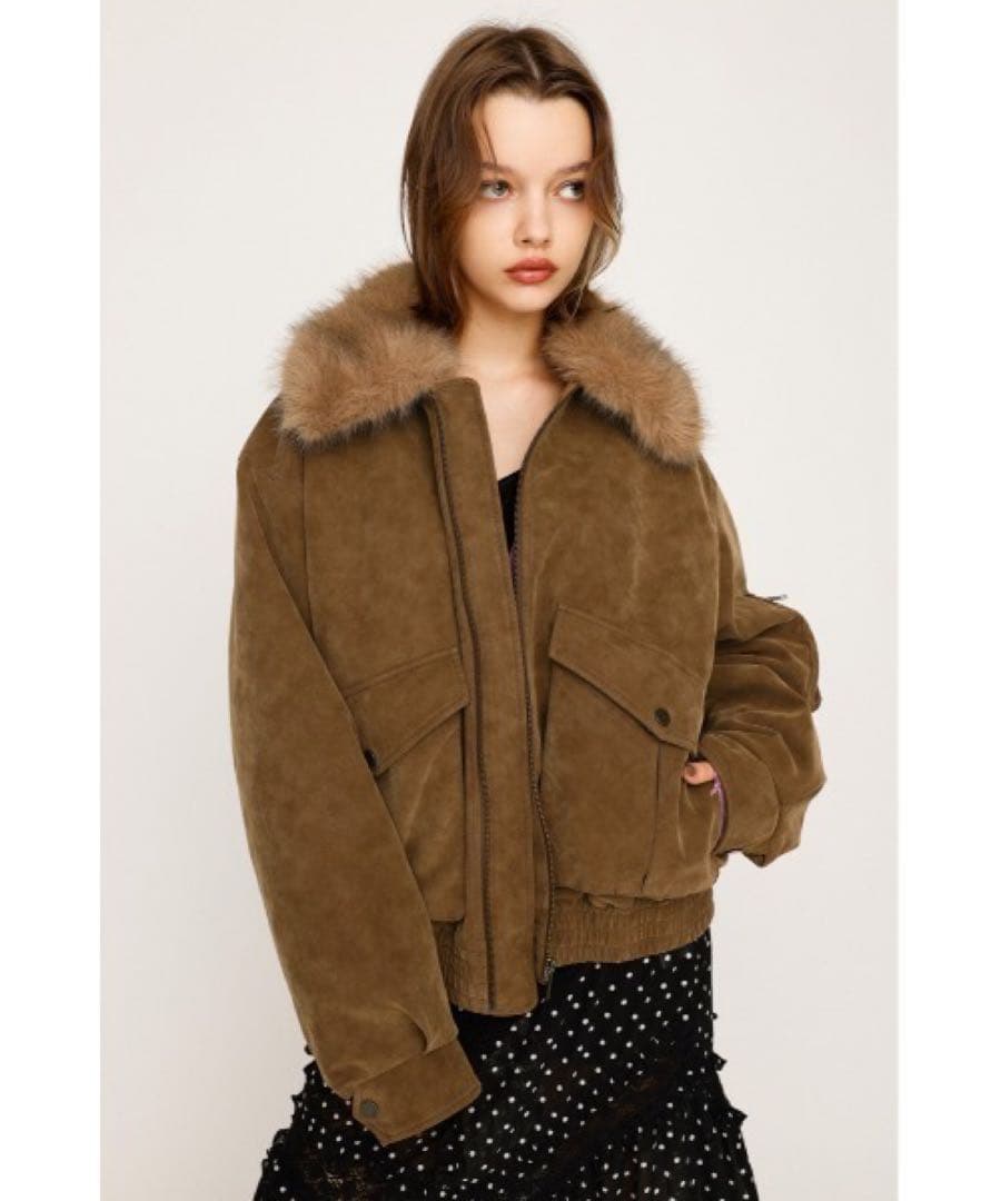 SLY ジャケット ブルゾン コート ウォッシュド パッファー ブルゾン