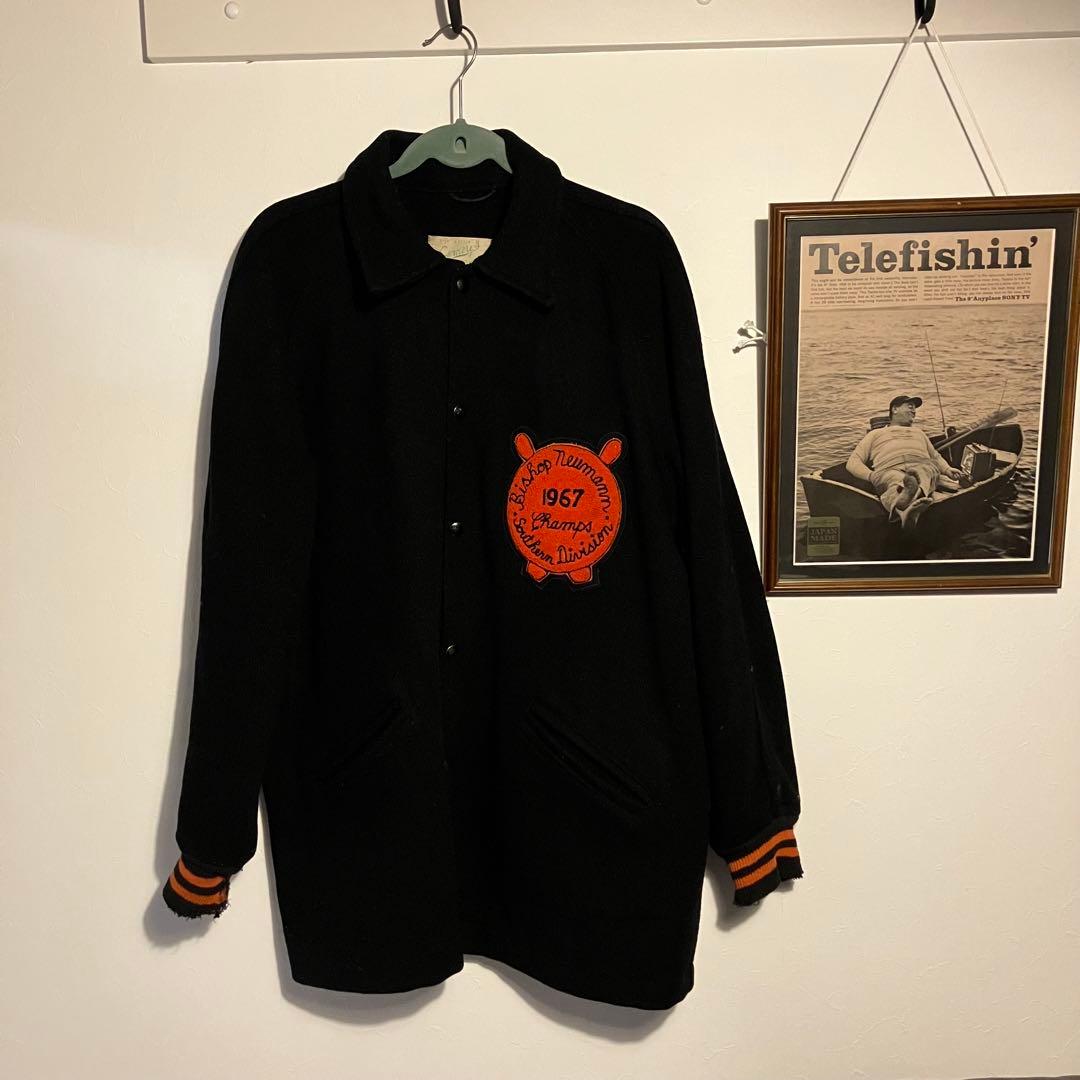 [希少] 60s ウール　スタジャン　コート