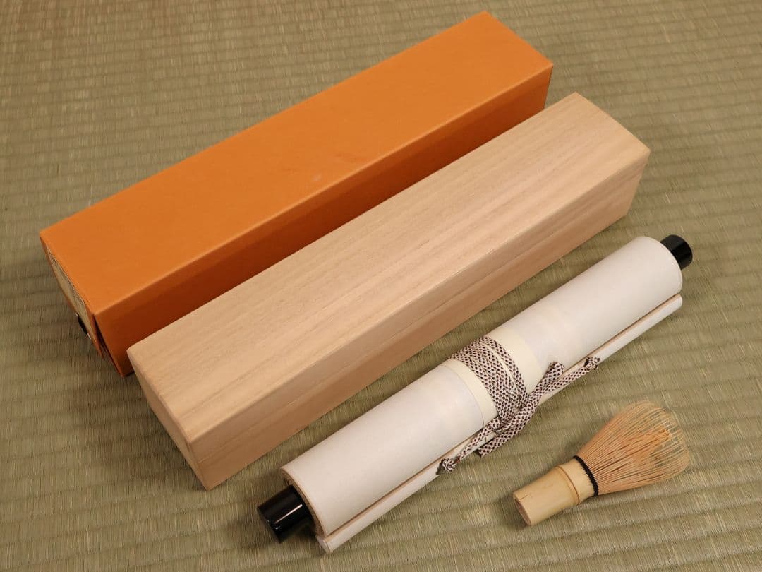 【真作】大徳寺芳春院 秋吉則州 一行書「徳不狐有隣」紙本 掛軸 茶掛 MA981