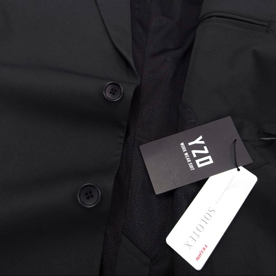 新品未使用タグ付き✨WWS ワークウェアスーツ　ストレッチ高機能ジャケット 黒M