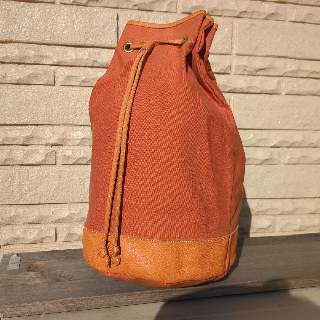 希少！IL BISONTE イルビゾンテ　ボンサック 巾着型ワンショルダーバッグ