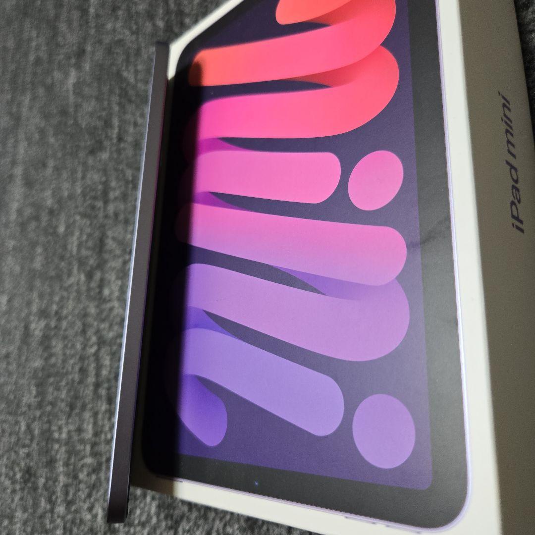 美品　Apple iPad mini (第6世代) パープル64GB Wi-Fi