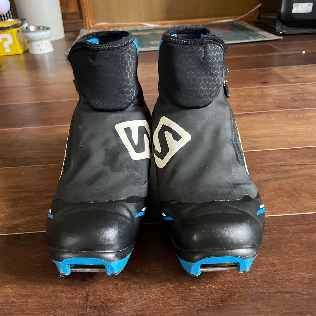 Salomon クロスカントリースキー用ブーツ 男性用ブラック/ブルー