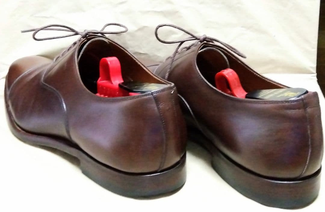 スコッチグレイン ストレートチップ ダークブラウン サイズ26.5