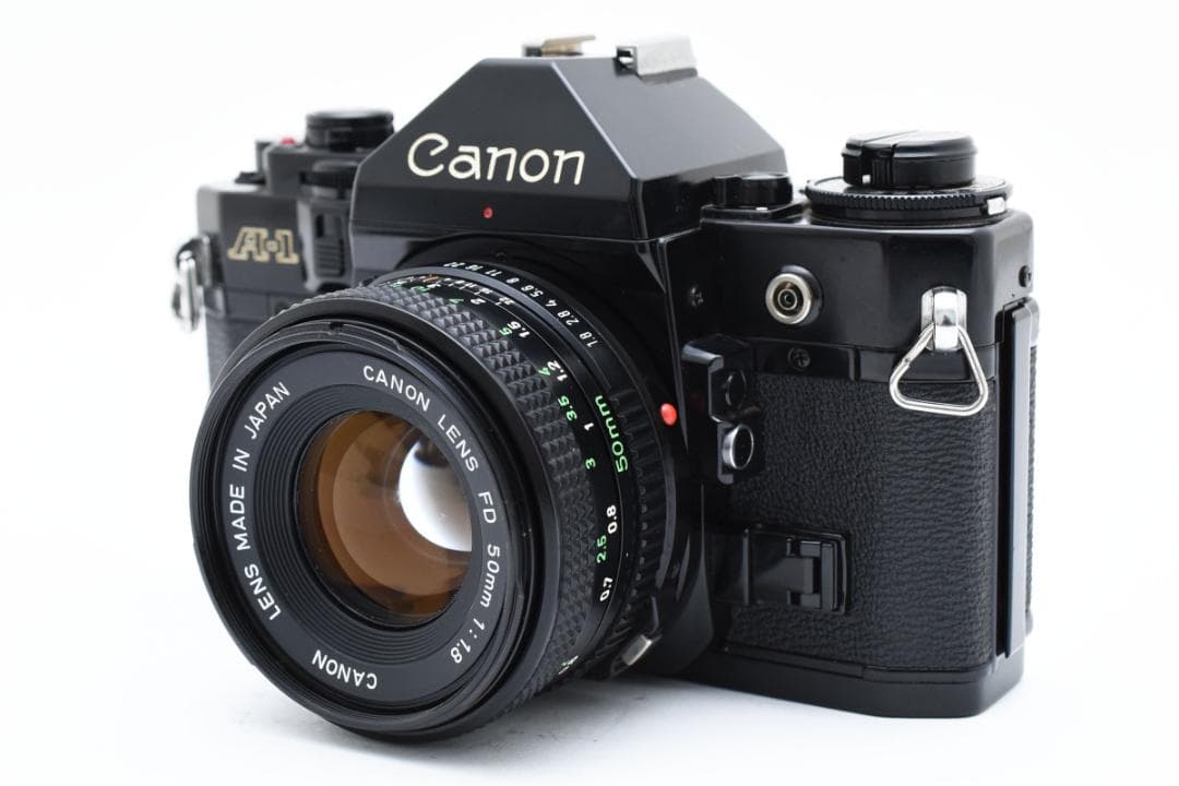 フィルムカメラ Canon A-1 Black + New FD 50mm f1.8