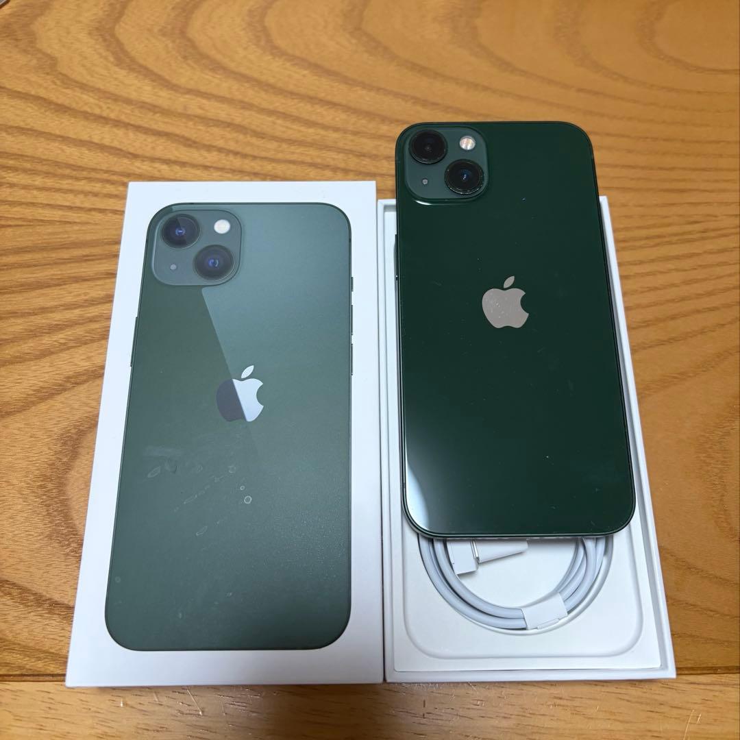 r*o様 iPhone13グリーン 最大容量91% 128GB