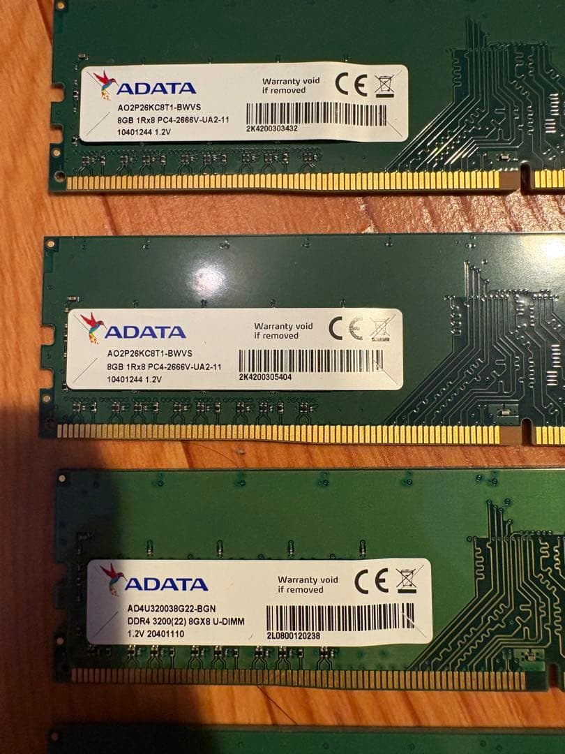 W*D様 DDR4 32GB(8GBx4)