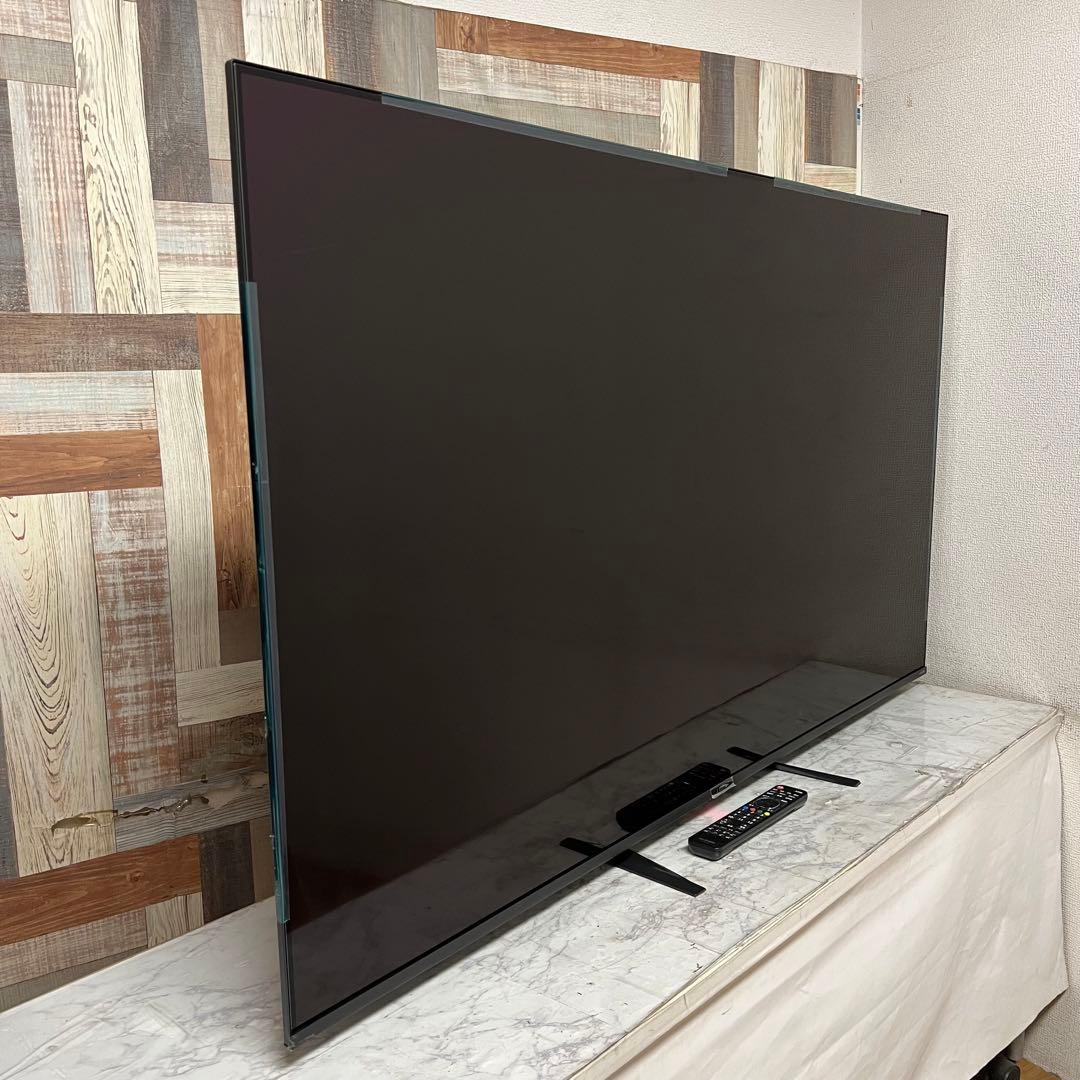 即日受渡❣️全国送料込アイリスオーヤマ65型4K液晶テレビベゼルレスWチューナー
