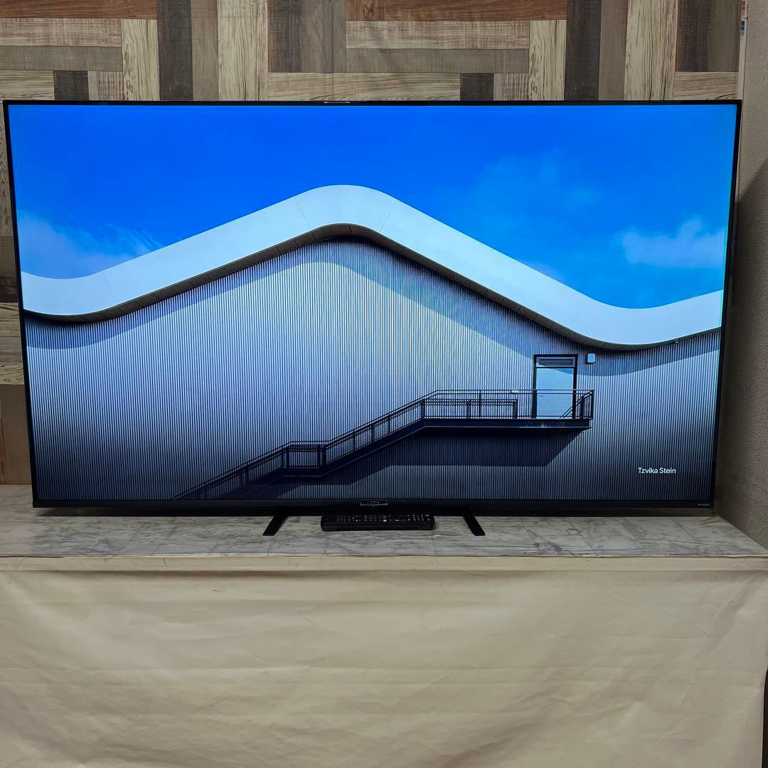 即日受渡❣️全国送料込アイリスオーヤマ65型4K液晶テレビベゼルレスWチューナー