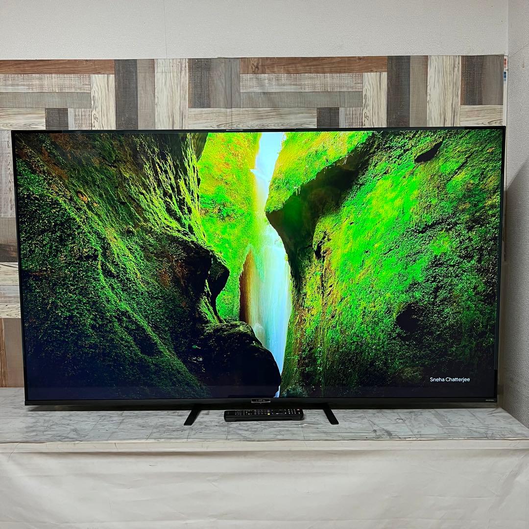 即日受渡❣️全国送料込アイリスオーヤマ65型4K液晶テレビベゼルレスWチューナー