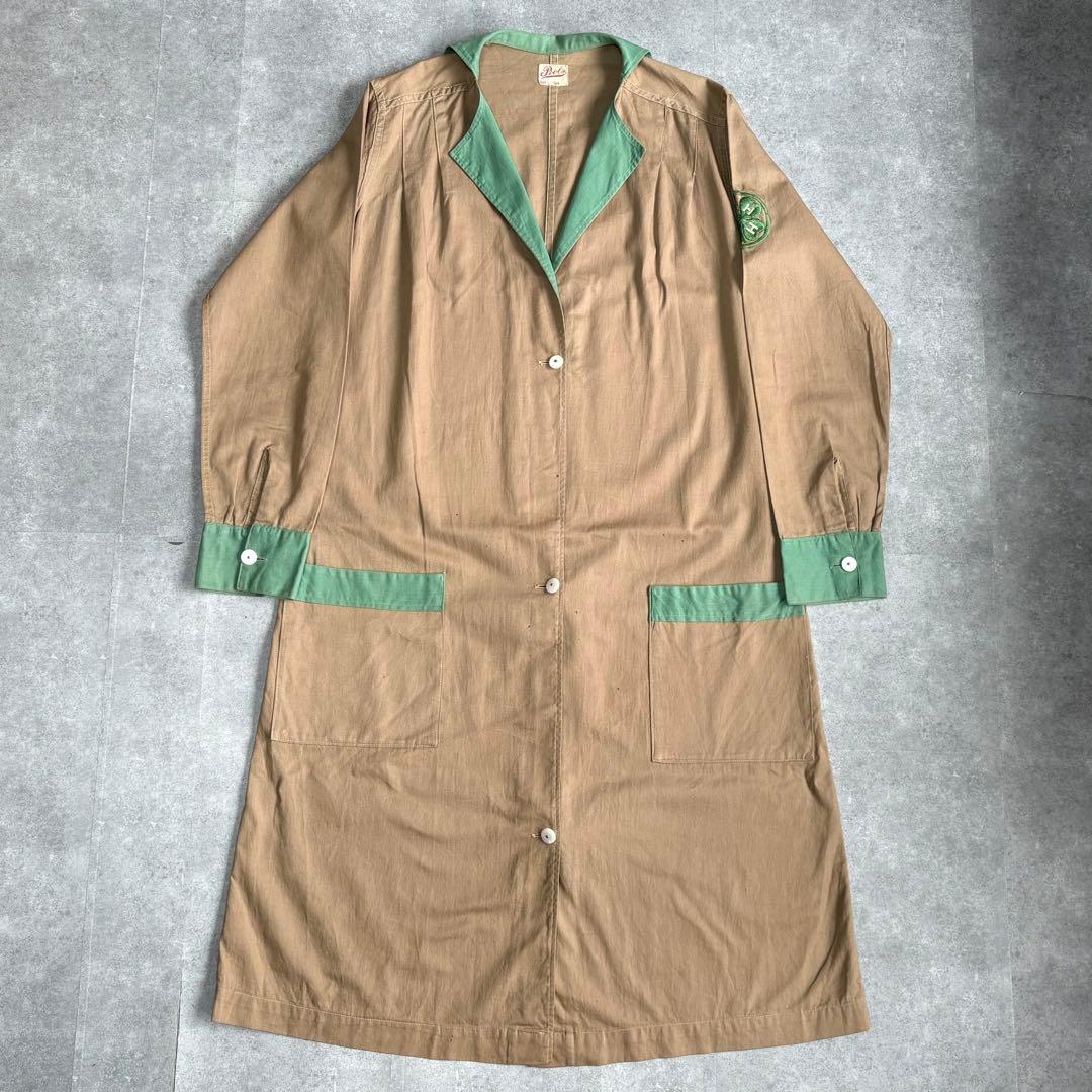 30s Pool’s チェンジボタン ショップコート ダスター アトリエコート