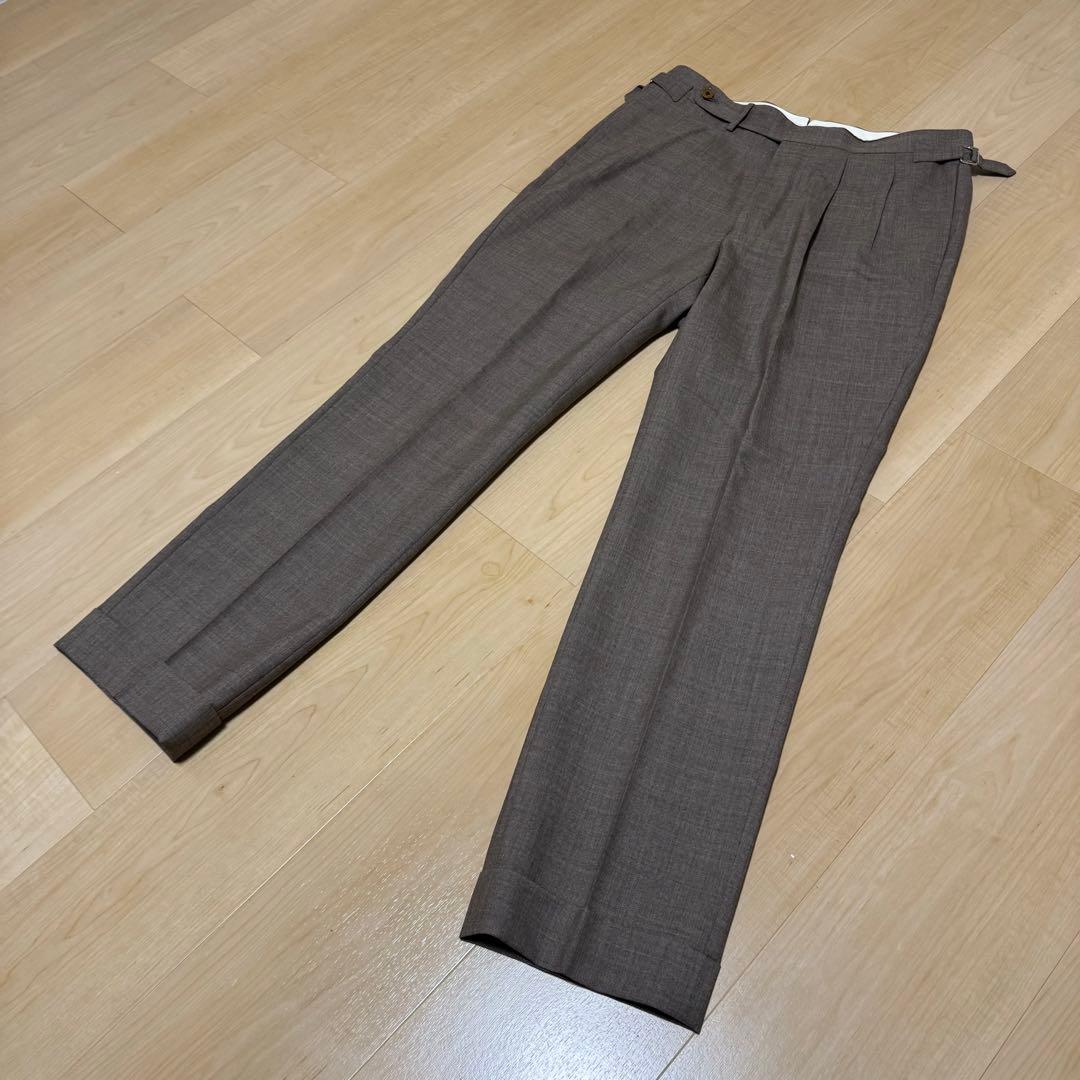 BEAMS F CANONICO トロピカルウール スラックス