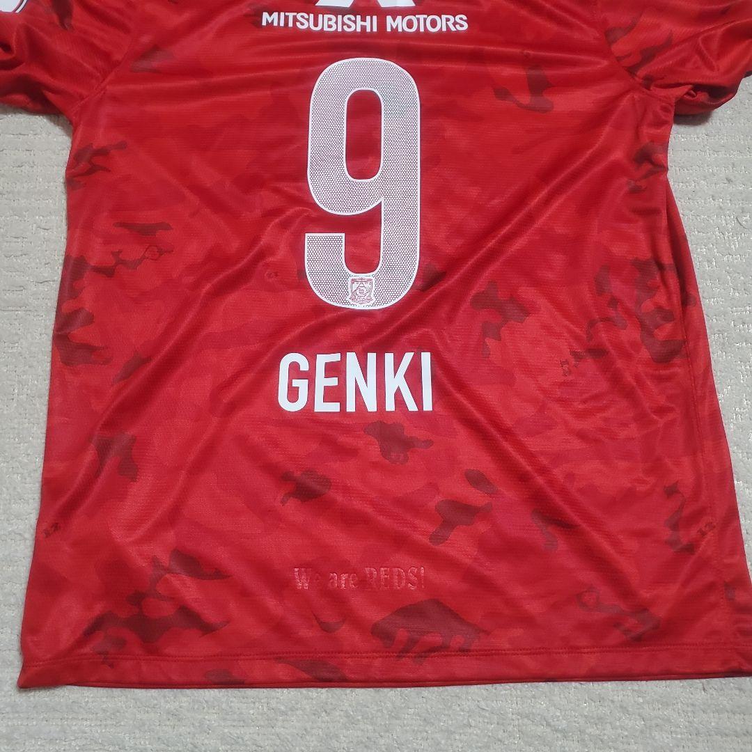【美品】NIKE　浦和レッズ　原口元気選手　ユニフォーム　迷彩　メンズXL