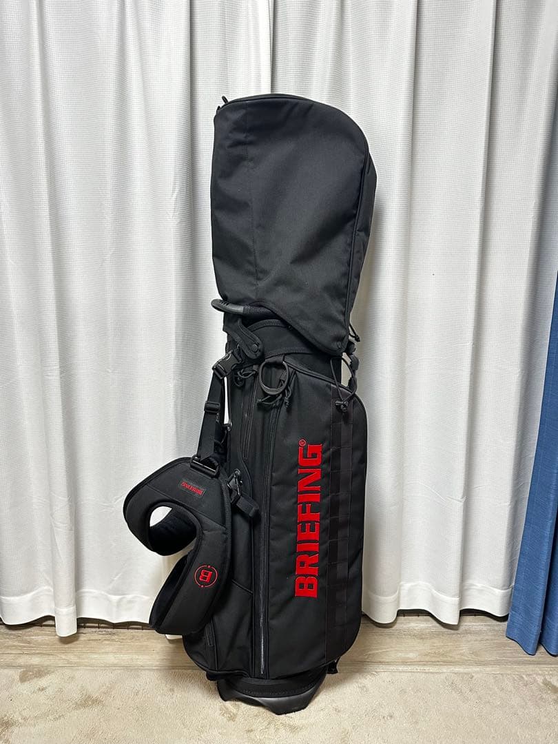 BRIEFING ブラック キャディバッグ
