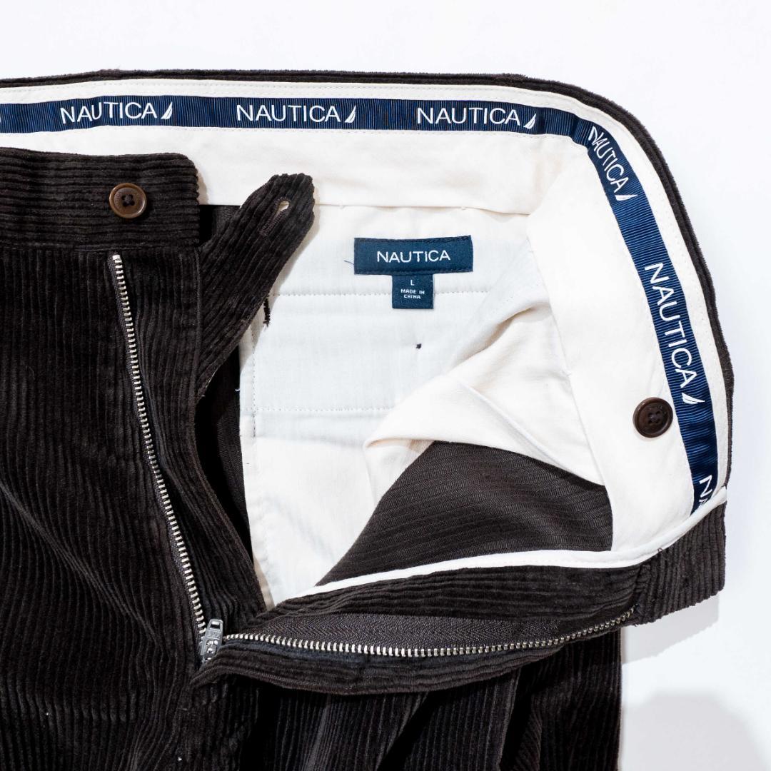 ラフ NAUTICA ダークブラウン コーデュロイスラックス