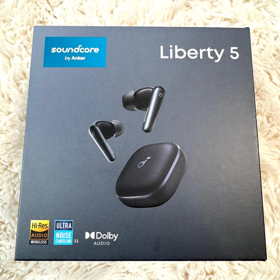 数回使用 soundcore Liberty5 イヤホン ワイヤレス 高音質