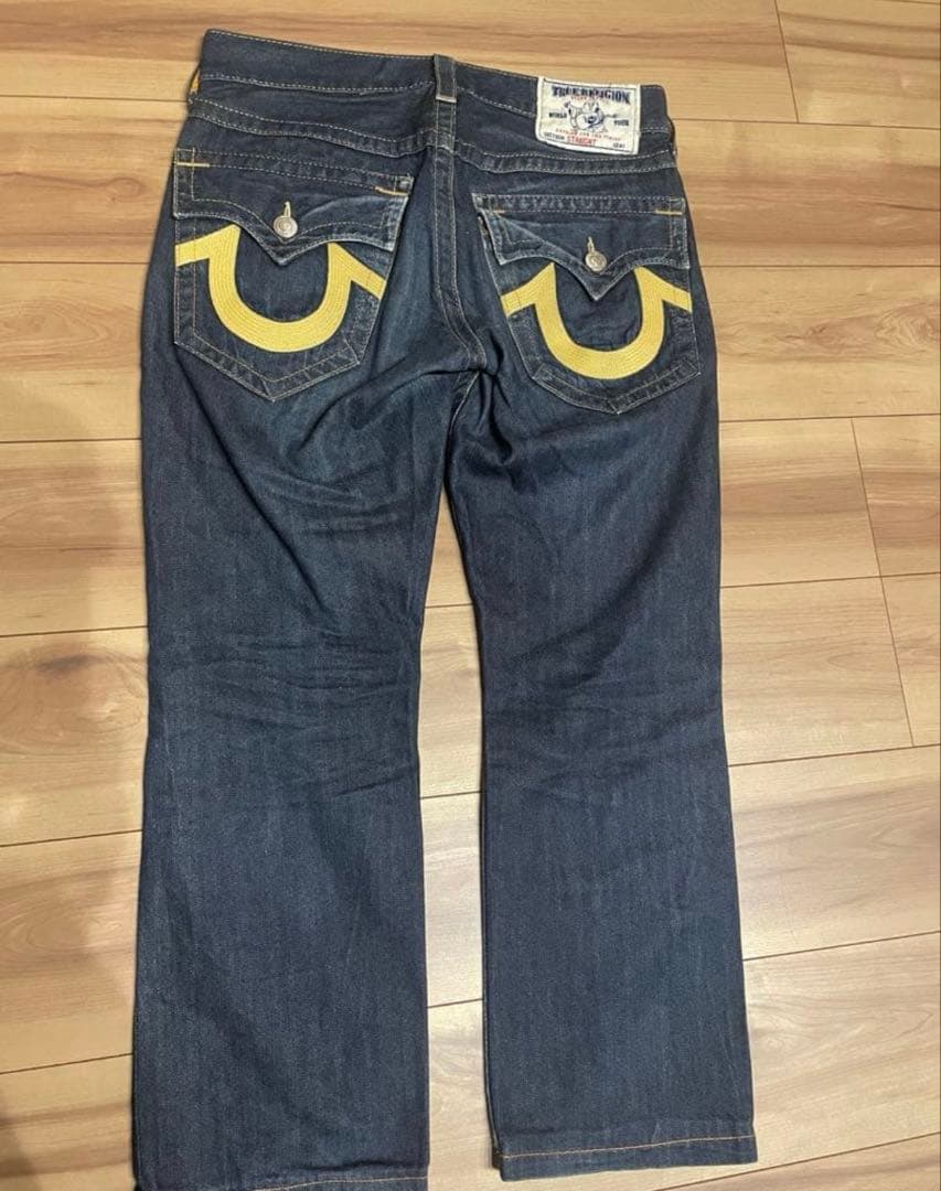 正規品True Religion ストレートデニム スケーター swag