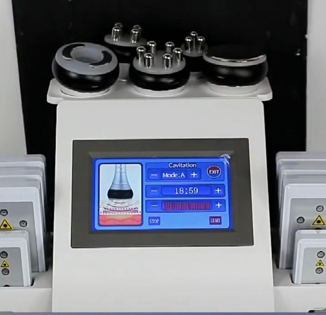 【1台6役】ラジオ波　RF　キャビテーション　バキューム　ボディ　フェイシャル