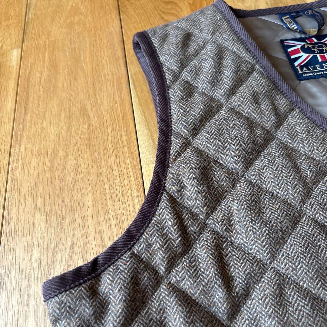【希少】 ラベンハム　キルティングベスト（ウール）　定価35,000円程度
