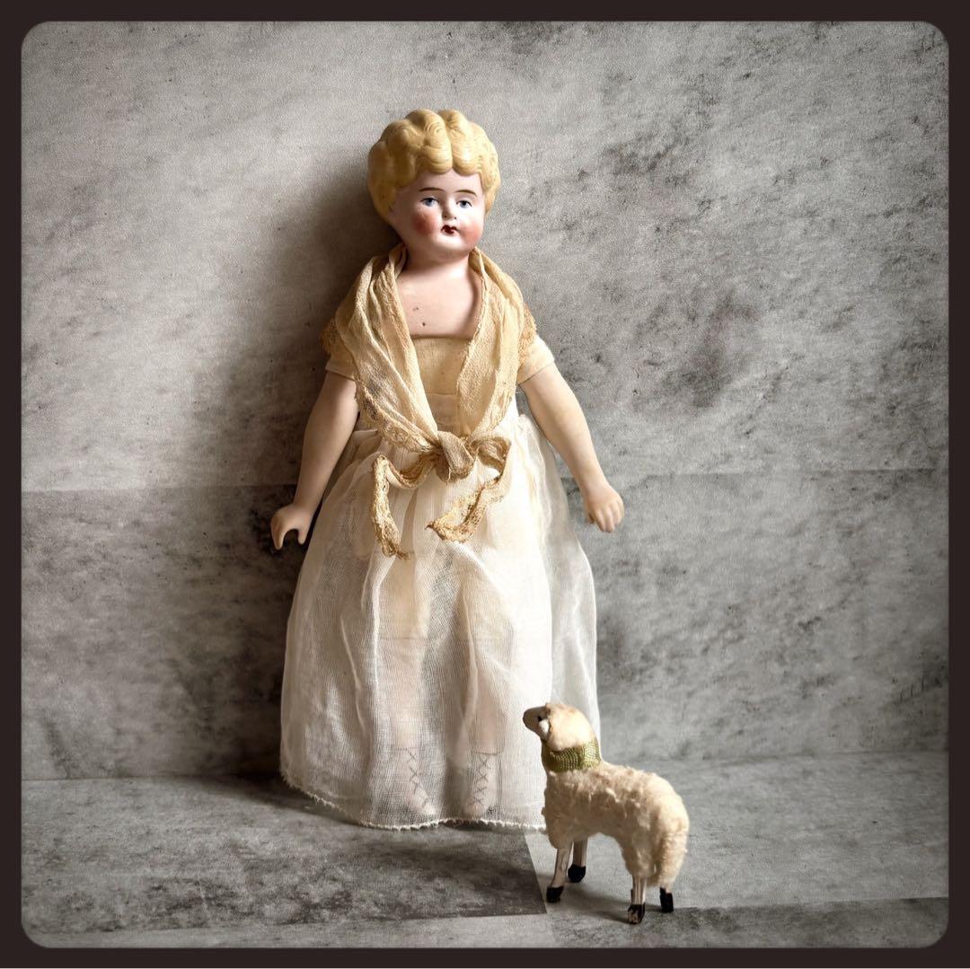 アンティーク ブロンドパリアンドール　　　　　　　　　　　 ビスクドール