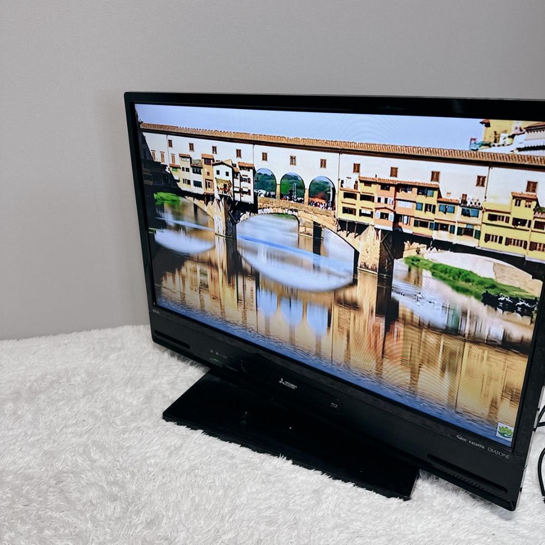 美品 三菱 液晶テレビ HDD 32V型 ブルーレイ 新品 B-CASカード