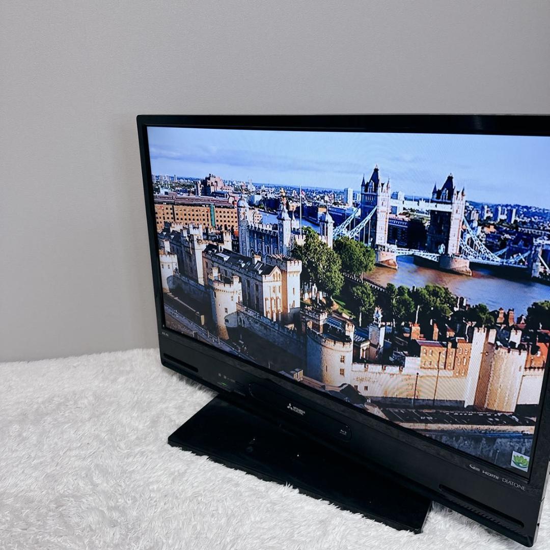 美品 三菱 液晶テレビ HDD 32V型 ブルーレイ 新品 B-CASカード