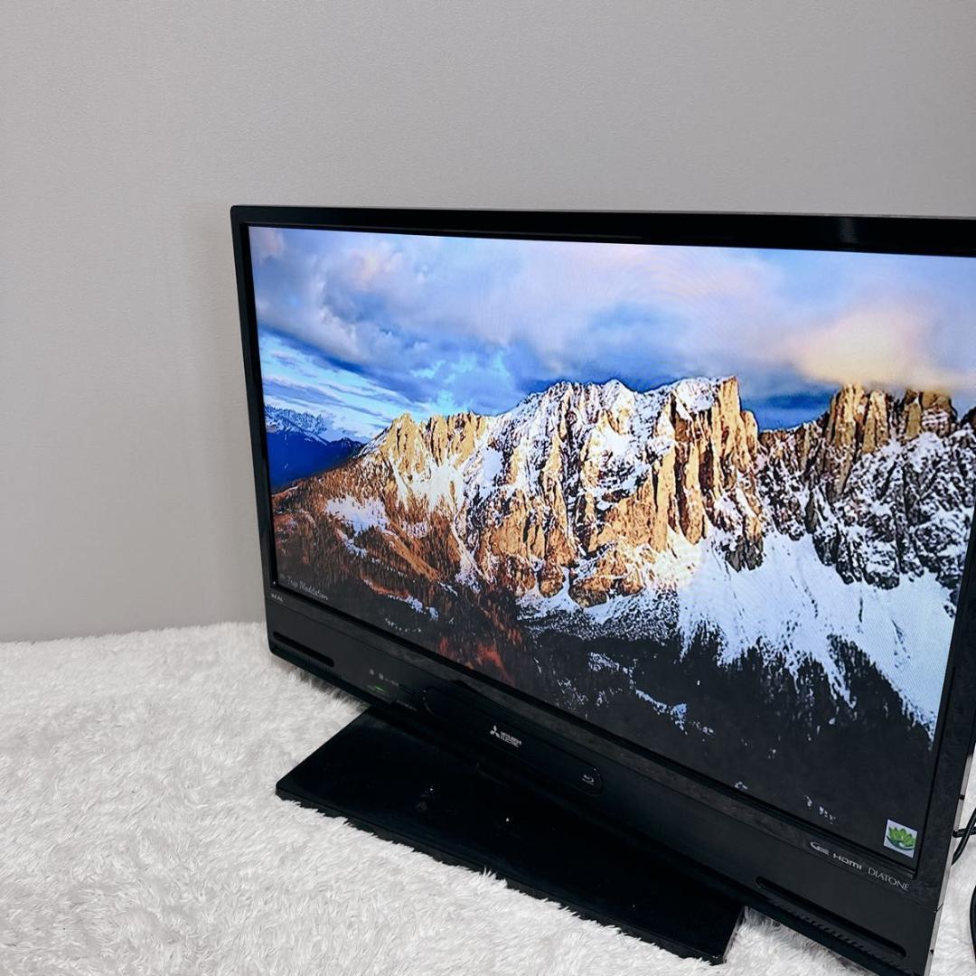 美品 三菱 液晶テレビ HDD 32V型 ブルーレイ 新品 B-CASカード
