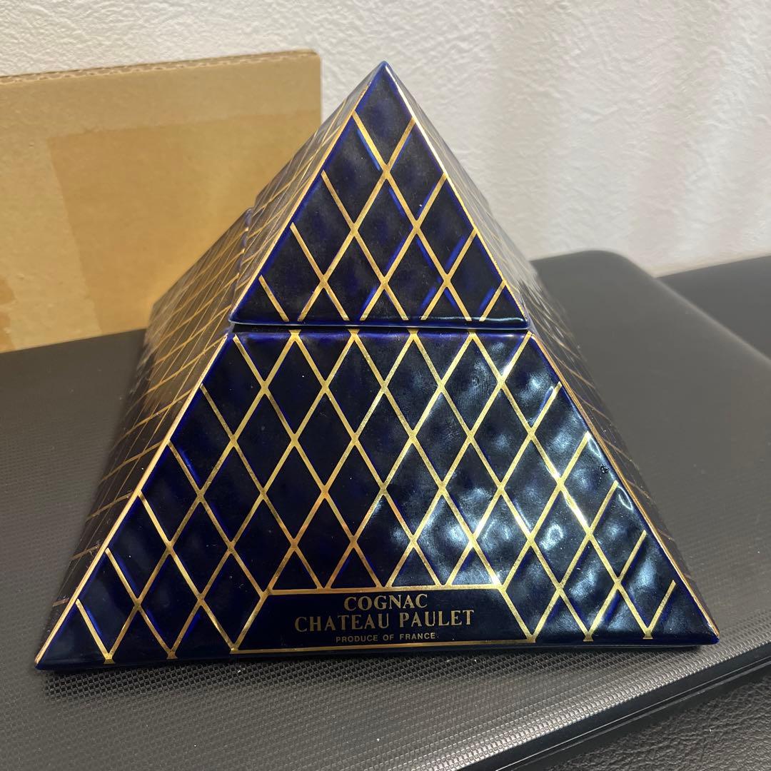 最終値下げ。希少！CHATEAU PAULET ピラミッド型陶器ボトル