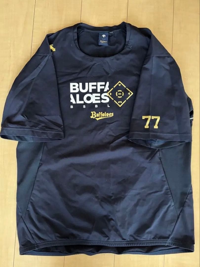 オリックスバファローズ　半袖ピステ　支給品