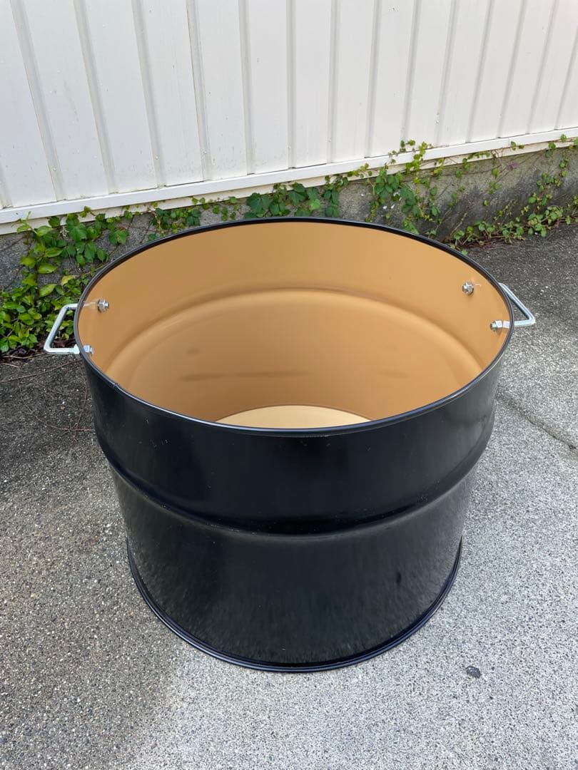 ☺︎にこちゃん☺︎ ドラム缶 半切り プランター