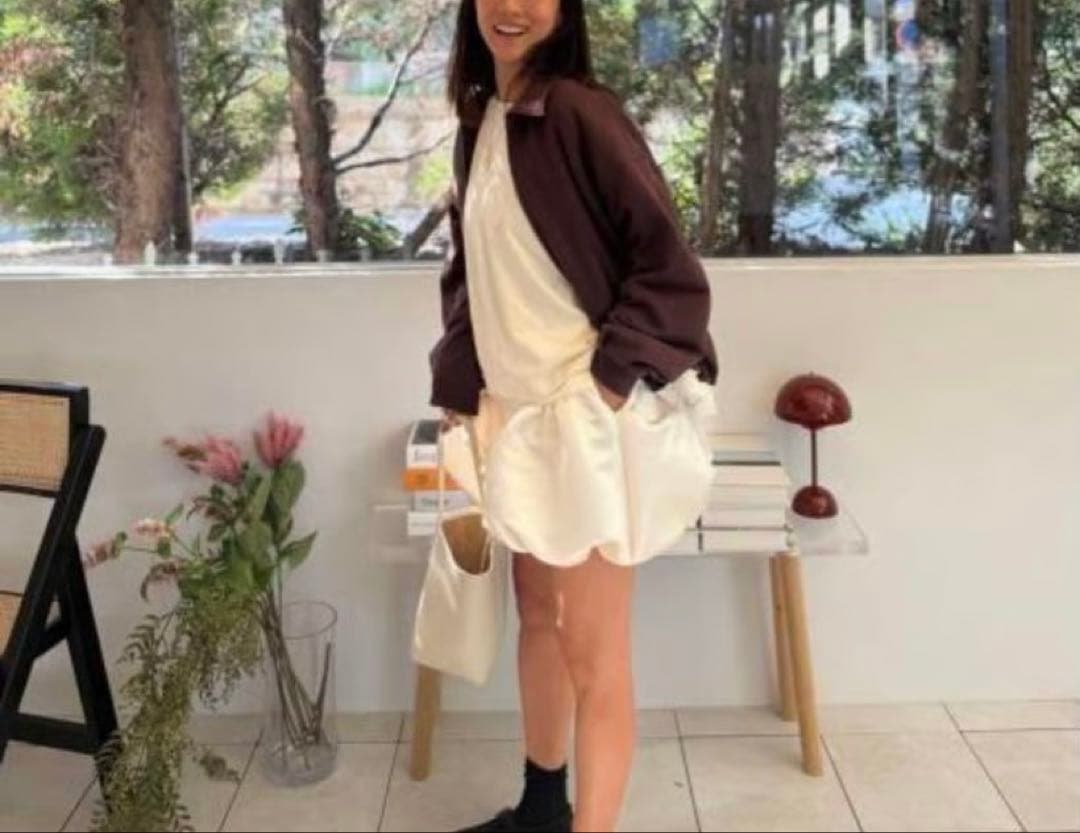 【新品未使用タグ付き】rosymonster ダックバルーンショートパンツ　白